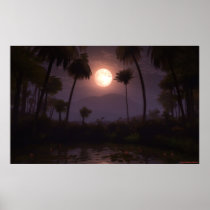 Moonlit Oasis (2012) Print