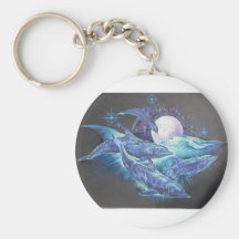 Moonlite Dolphins Key Chain