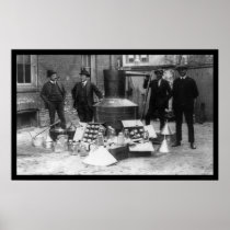 Moonshine Still IRS 1922 Print