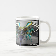 Moonwill Vs. Robots Coffee Mug