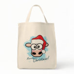 Mooooooy Christmas Festive Cow Tote Bag