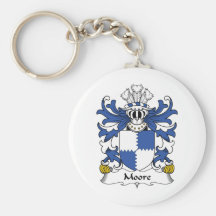 Moore Family Crest Keychain