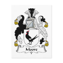 Moore Family Crest Post Card