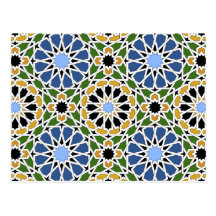 Moorish tile 2012 Calendar Postcard