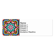 Moorish Tile Business Card