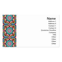 Moorish Tile Business Card