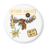 Moose Antler Coat Hanger - Funny New Gift Fridge Magnets
