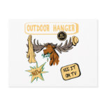 Moose Antler Coat Hanger - Funny New Gift Post Cards