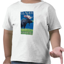 Moose at Night - Glacier National Park, MT Shirt