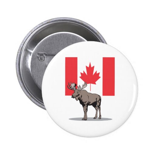 Moose Canada Button