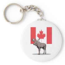 Moose Canada Keychains