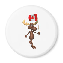 Moose Canada Fridge Magnet