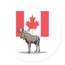 Moose Canada Stickers