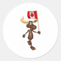 Moose Canada Stickers