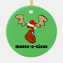 moose Christmas Christmas Tree Ornament
