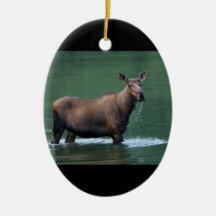moose christmas ornament