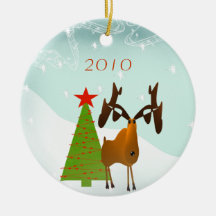 Moose Christmas Ornament