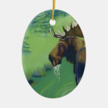Moose Christmas Ornaments