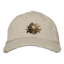 Moose, Elk, Deer Embroidered Baseball Cap