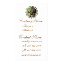 Moose Foraging Business Cards