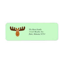 Moose Head_Classic customizable Labels