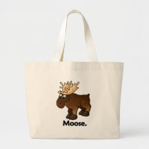 Moose Moose. Canvas Bag