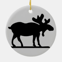 Moose on the Loose Christmas Ornament