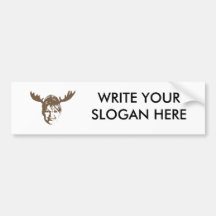 MOOSE PALIN.png Bumper Sticker