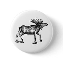 Moose Shirts and Gifts 115 Button