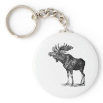 Moose Shirts and Gifts 122 Key Chain
