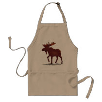 Moose Shirts and Gifts 129 Apron