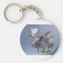 Moose Trio Keychain