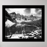 Moraine Lake (Black & White) Print