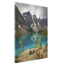 Moraine Lake Canada Stretched Canvas Prints