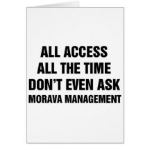 Morava Management Card