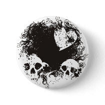 Morbid Romance Pin