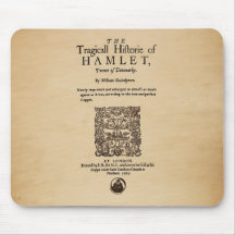Morceau avant au Hamlet Quarto (version 1605) Tapis De Souris