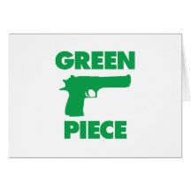 Morceau vert cartes de vœux