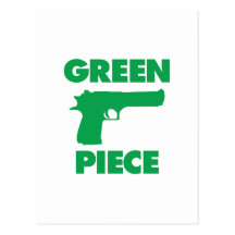 Morceau vert cartes postales