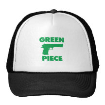 Morceau vert casquette de camionneur