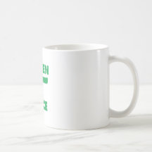 Morceau vert mugs à café