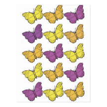 MORE BUTTERFLIES POST CARDS