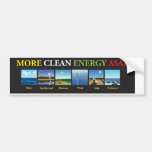 More Clean Energy ASAS WO Bumper Stickers
