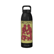 More Courtesy WPA Poster bottle Reusable Water Bottles