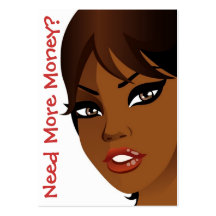 More Money SIZZLE CARD Business Card Templates