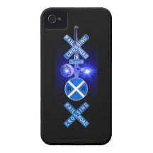 More Royal Blue Railroadiana iPhone 4 Cover