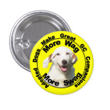 More Wag :: More Swag Pinback Buttons