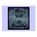 More Will Be Revealed Post Cards