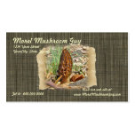 Morel Mushroom Business Card Template