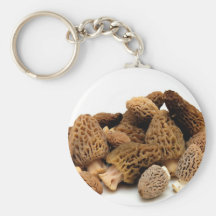 Morel Mushroom Keychains